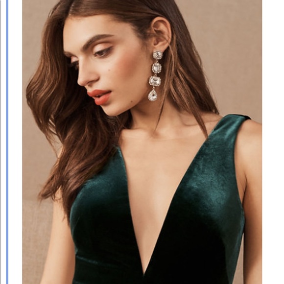 Jenny Yoo Velvet Maxi Dress - Picture 3 of 7